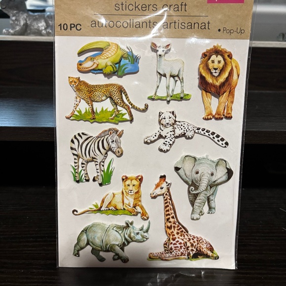 Wild Animal Stickers - Picture 1 of 1